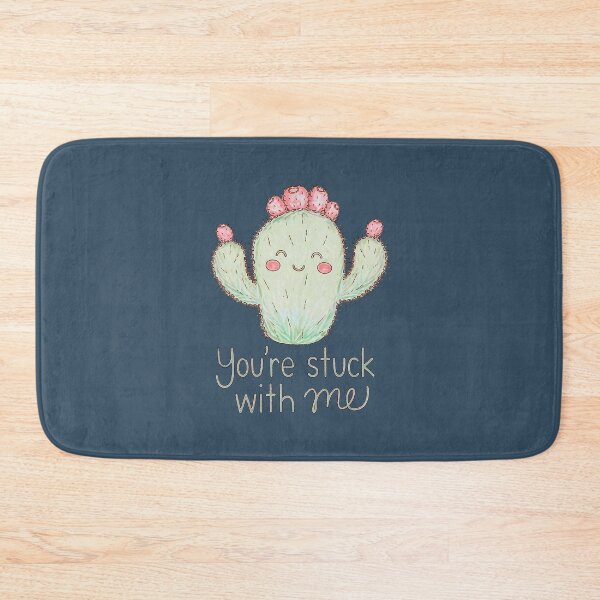 Item preview, You're Stuck With Me Cactus Valentine's Day designed and sold by HowToCanadian.