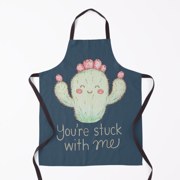 Item preview, You're Stuck With Me Cactus Valentine's Day designed and sold by HowToCanadian.