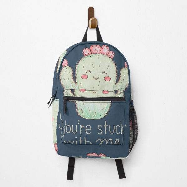 Item preview, You're Stuck With Me Cactus Valentine's Day designed and sold by HowToCanadian.