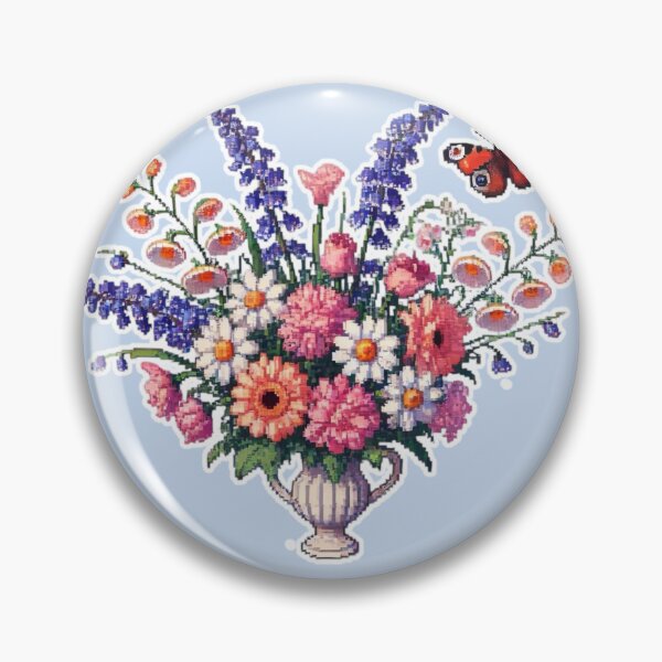 Item preview, Pixelated garden theme designed and sold by Sugar Wisdom .
