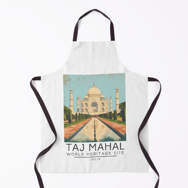 Item preview, A Vintage Travel Poster of Taj Mahal - Agra - India designed and sold by GoodOldVintage.