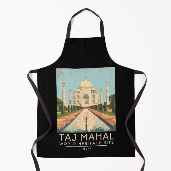 Item preview, A Vintage Travel Poster of Taj Mahal - Agra - India designed and sold by GoodOldVintage.