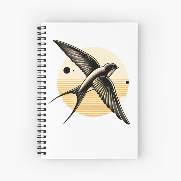 Item preview, Barn Swallow – Graceful Flight at Sunset designed and sold by mArtWear.