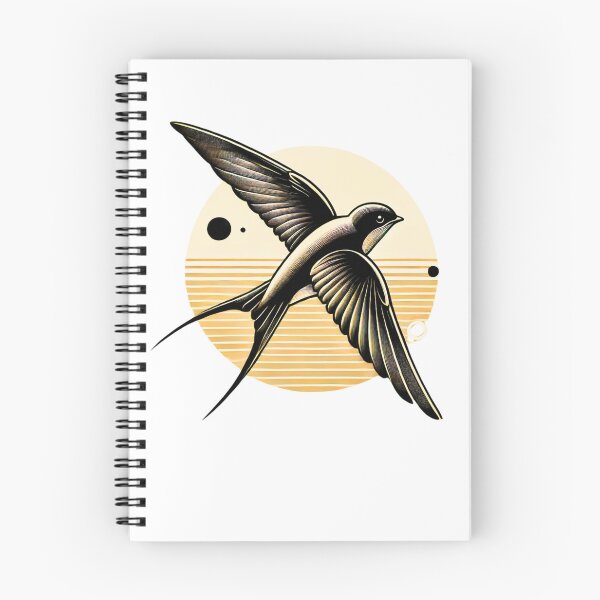 Item preview, Barn Swallow – Graceful Flight at Sunset designed and sold by mArtWear.