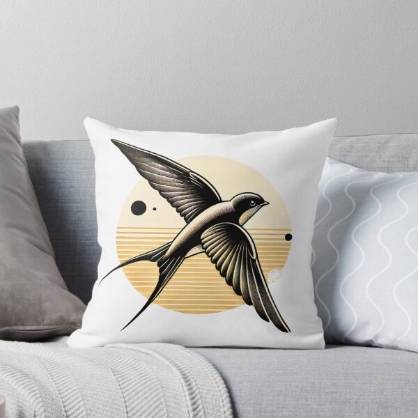 Item preview, Barn Swallow – Graceful Flight at Sunset designed and sold by mArtWear.