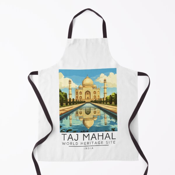 Item preview, A Vintage Travel Poster of Taj Mahal - Agra - India designed and sold by GoodOldVintage.