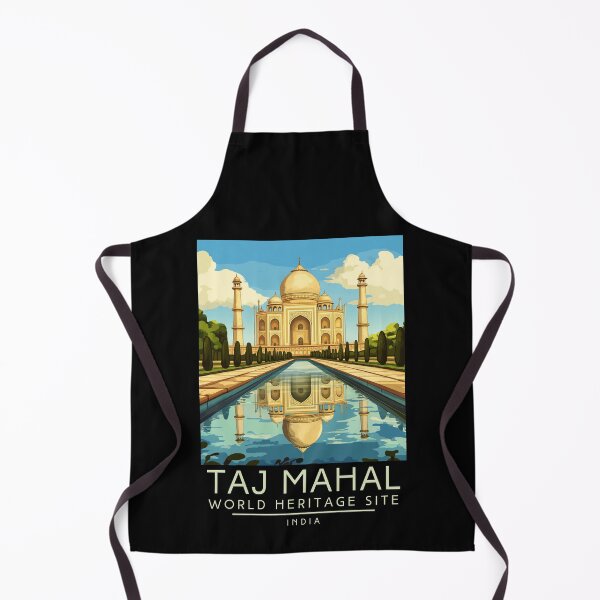 Item preview, A Vintage Travel Poster of Taj Mahal - Agra - India designed and sold by GoodOldVintage.