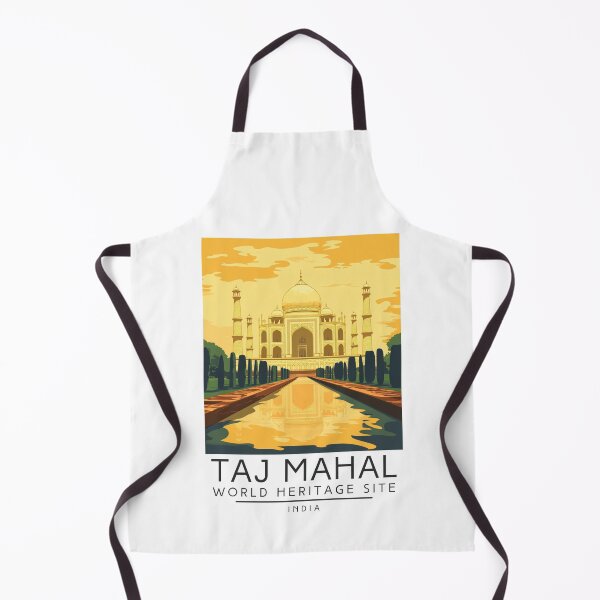 Item preview, A Vintage Travel Poster of Taj Mahal - Agra - India designed and sold by GoodOldVintage.
