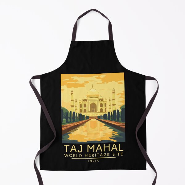 Item preview, A Vintage Travel Poster of Taj Mahal - Agra - India designed and sold by GoodOldVintage.