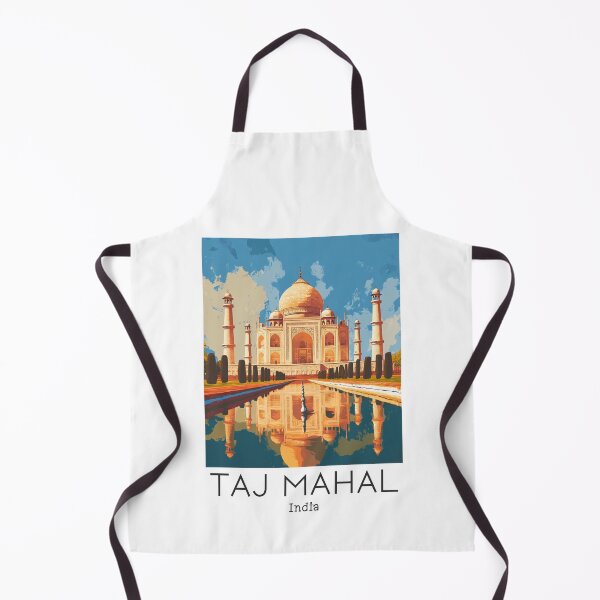 Item preview, A Vintage Travel Poster of Taj Mahal - Agra - India designed and sold by GoodOldVintage.