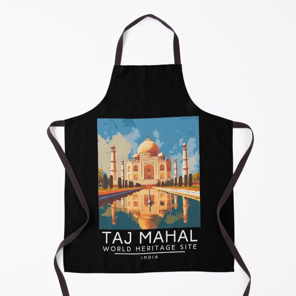 Item preview, A Vintage Travel Poster of Taj Mahal - Agra - India designed and sold by GoodOldVintage.