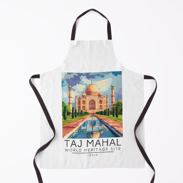Item preview, A Vintage Travel Poster of Taj Mahal - Agra - India designed and sold by GoodOldVintage.