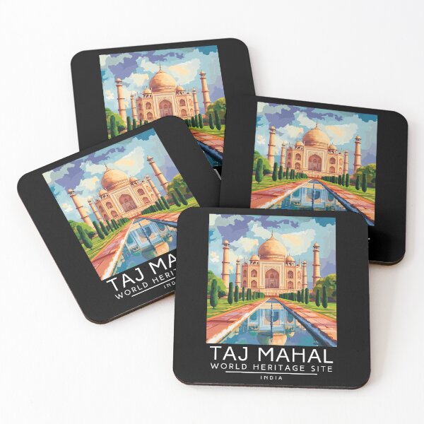 Item preview, A Vintage Travel Poster of Taj Mahal - Agra - India  designed and sold by GoodOldVintage.
