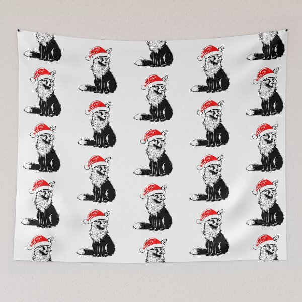 Item preview, Desert Fox in Christmas Hat designed and sold by JollyCritters.