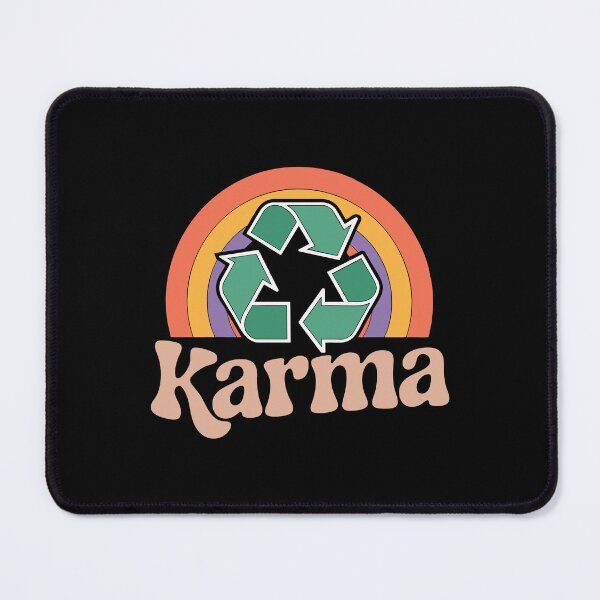 Item preview, Karma Recycling Eco-Friendly Minimalistic Design Cycle Rainbow 1970s Environment designed and sold by w1ckerman.