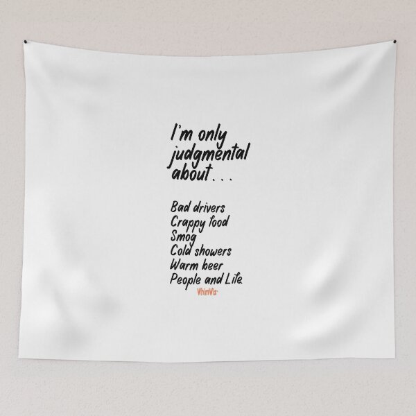 Item preview, Im only judgmental designed and sold by WhimWiz.