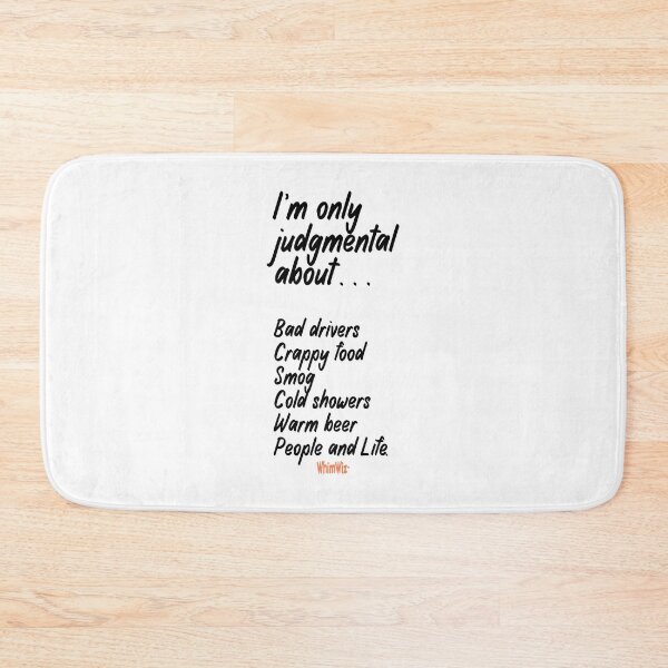 Item preview, Im only judgmental designed and sold by WhimWiz.