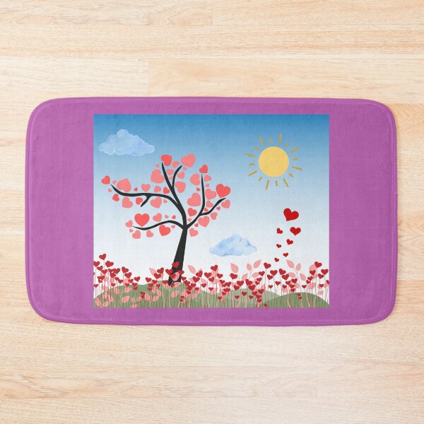 Item preview, Valentine Heart Meadow with Tree designed and sold by EJVisuals.