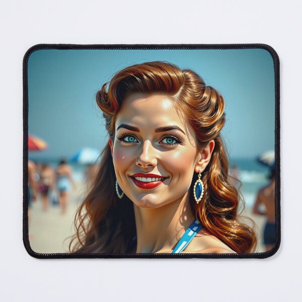 Item preview, Belleza pin-up vintage designed and sold by AiFantasticArt.