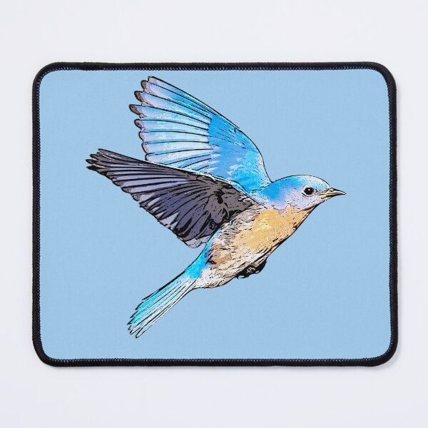 Item preview, Eastern Bluebird Black Alternate Design designed and sold by designsasstultd.