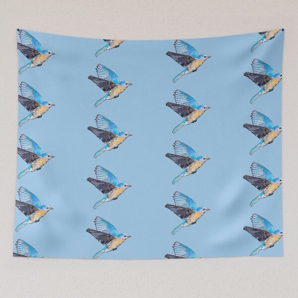 Item preview, Eastern Bluebird Black Alternate Design  designed and sold by designsasstultd.
