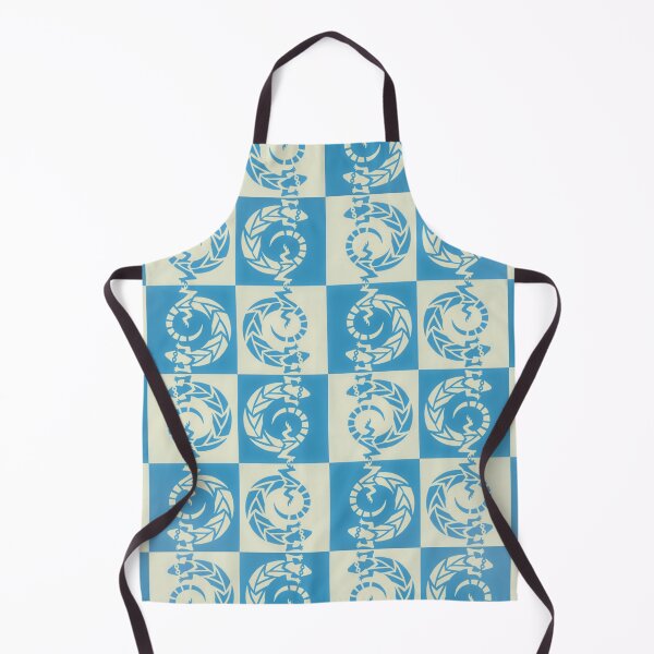 Item preview, Lizard Chess by Jenny Meehan Light Blue Checks designed and sold by Jenny Meehan Art Prints and Patterns .