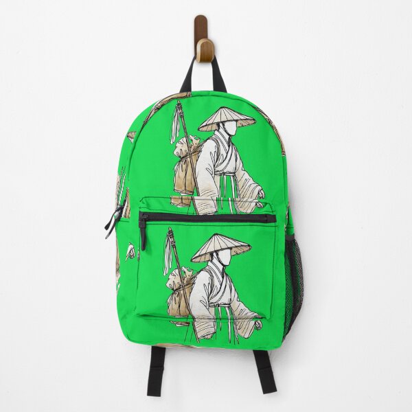 Item preview, Kim Satgat with a Backpack and a Small Korean Flag – 3D Sketch Design, designed and sold by PaintMeWorld.