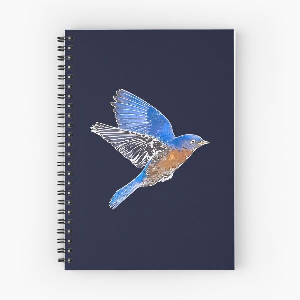 Item preview, Eastern Bluebird White Alternate Design  designed and sold by designsasstultd.