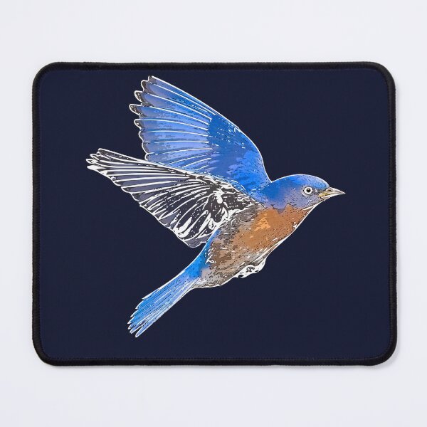 Item preview, Eastern Bluebird White Alternate Design  designed and sold by designsasstultd.