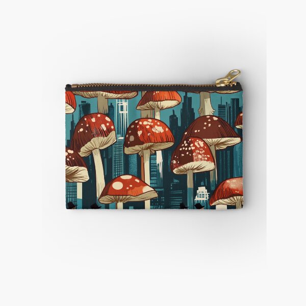 Item preview, Mushroom City . Surreal Urban meets Nature design. designed and sold by Shoot-The-Moon.