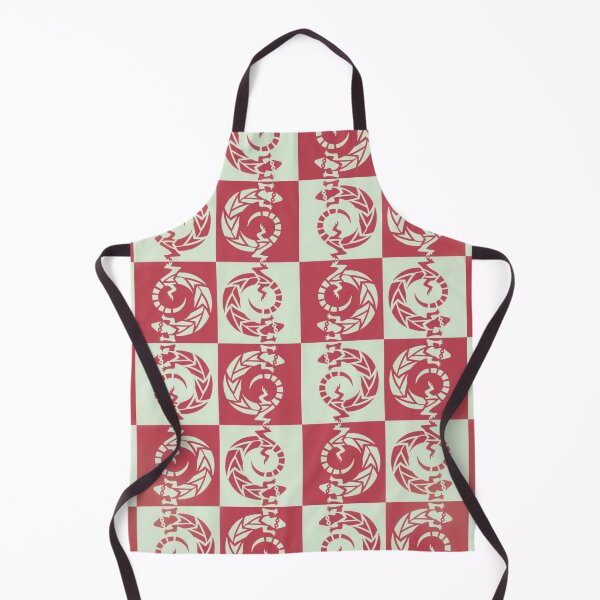 Item preview, Lizard Chess by Jenny Meehan Red Cream Checks designed and sold by Jenny Meehan Art Prints and Patterns .