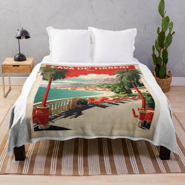 Item preview, Cava De' Tirreni Italy Vintage Poster Tourism  designed and sold by TravelersGems.
