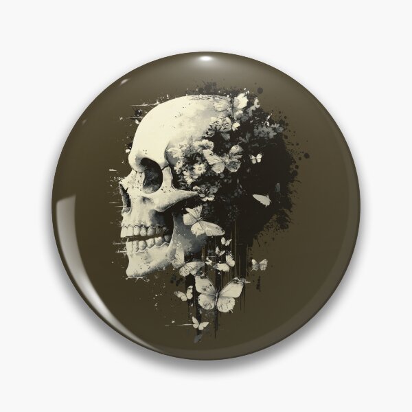 Item preview, Trendy Grungecore Skull Fairy Flowers Gothic Emo Y2K 2000s designed and sold by Geek Updated.
