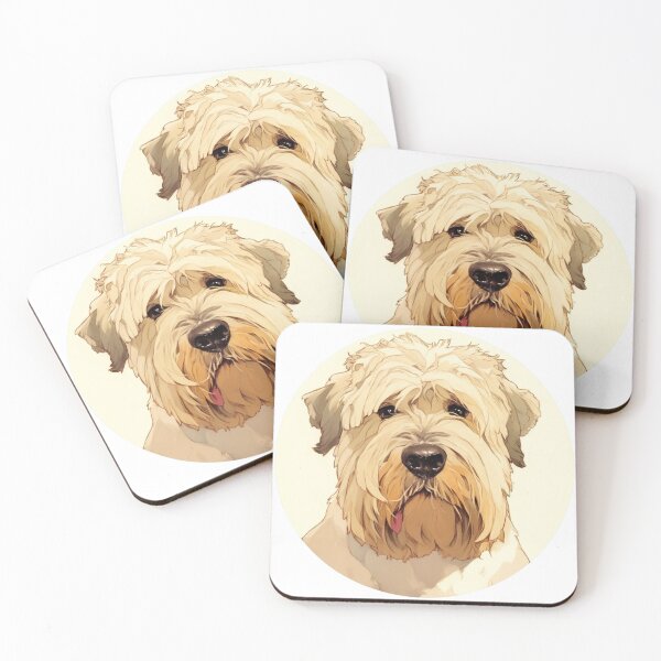 Item preview, Cute Soft Coated Wheaten Terrier dog designed and sold by SMARTKIT  DESIGNAGENCY.