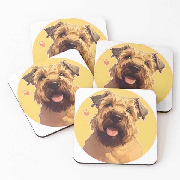 Item preview, Cute Soft Coated Wheaten Terrier dog designed and sold by SMARTKIT  DESIGNAGENCY.