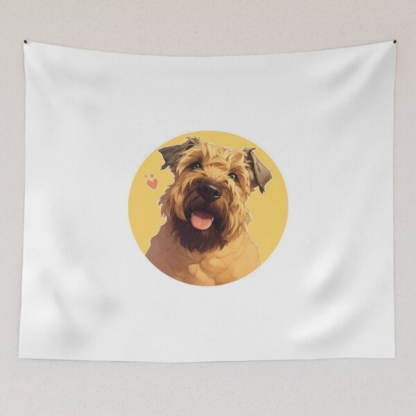 Item preview, Cute Soft Coated Wheaten Terrier dog designed and sold by SMARTKIT  DESIGNAGENCY.