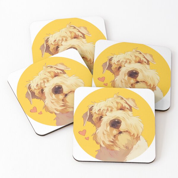 Item preview, Cute Soft Coated Wheaten Terrier dog designed and sold by SMARTKIT  DESIGNAGENCY.