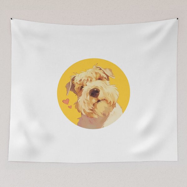 Item preview, Cute Soft Coated Wheaten Terrier dog designed and sold by SMARTKIT  DESIGNAGENCY.