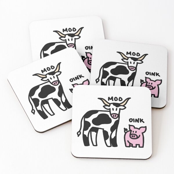 Item preview, moo and oink designed and sold by HayItsNay.