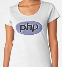 PHP: Hypertext Preprocessor Logo (New) Women's Premium T-Shirt