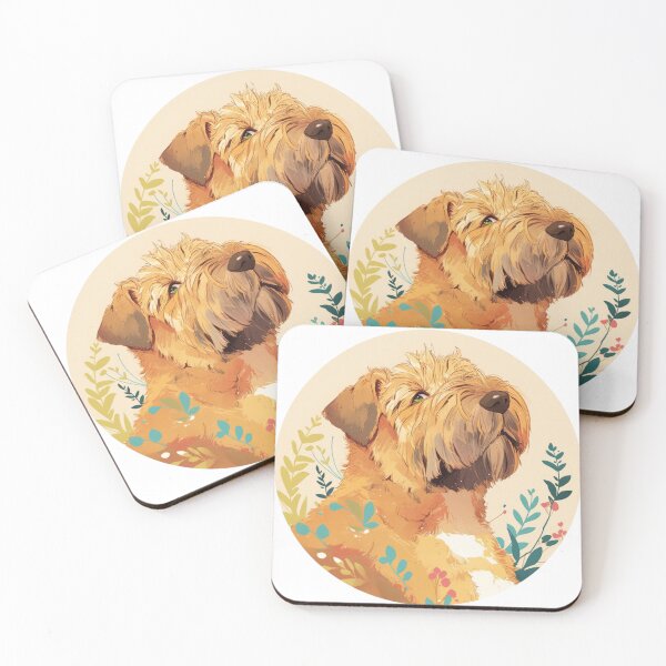 Item preview, Cute Soft Coated Wheaten Terrier dog designed and sold by SMARTKIT  DESIGNAGENCY.