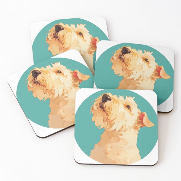 Item preview, Cute Soft Coated Wheaten Terrier dog designed and sold by SMARTKIT  DESIGNAGENCY.