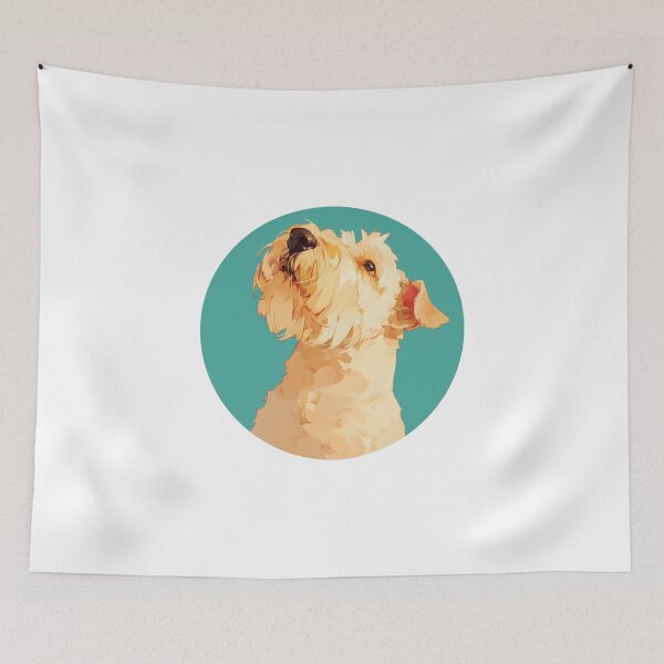 Item preview, Cute Soft Coated Wheaten Terrier dog designed and sold by SMARTKIT  DESIGNAGENCY.