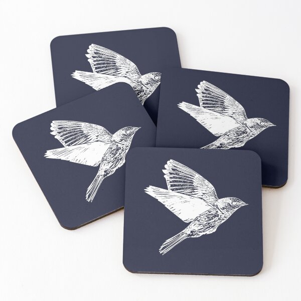 Item preview, Eastern Bluebird White Design  designed and sold by designsasstultd.