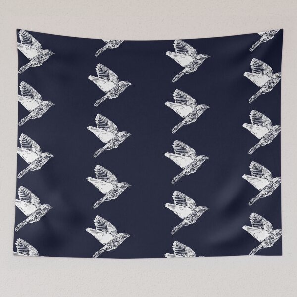 Item preview, Eastern Bluebird White Design  designed and sold by designsasstultd.
