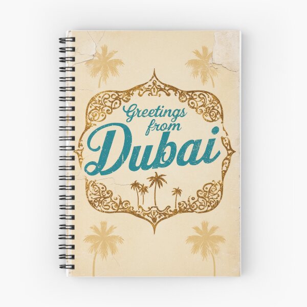 Item preview, Dubai UAE Vintage Travel Retro Postcard Design designed and sold by TravelPostcardGems.