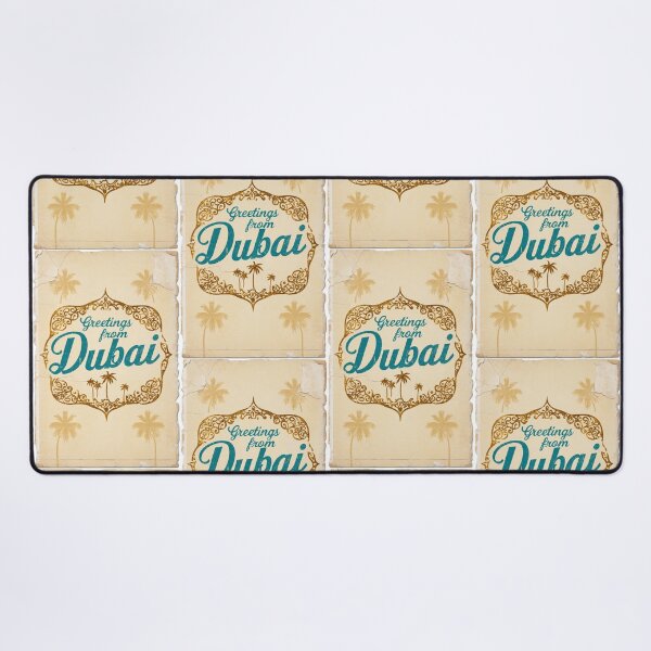 Item preview, Dubai UAE Vintage Travel Retro Postcard Design designed and sold by TravelPostcardGems.