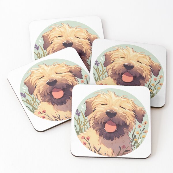Item preview, Cute Soft Coated Wheaten Terrier dog designed and sold by SMARTKIT  DESIGNAGENCY.