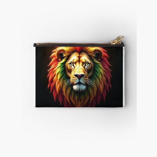 Item preview, Rainbow Rasta Lion - Spiritual Reggae Art Lion Head designed and sold by hlorran.