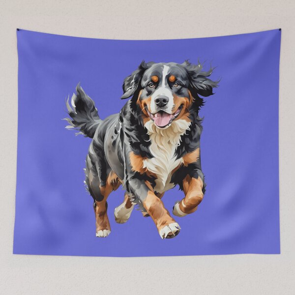 Item preview, Bernese mountain dog digital painting designed and sold by DJVYEATES.
